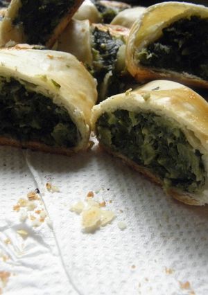 Una foto de Rollo de verdura y queso