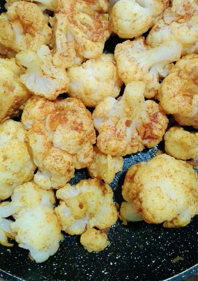 Una foto de Coliflor especiada