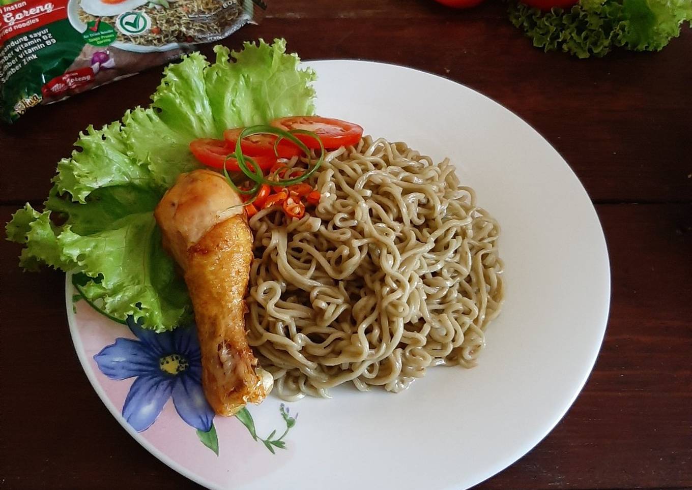 Mie Instan Goreng Sayur