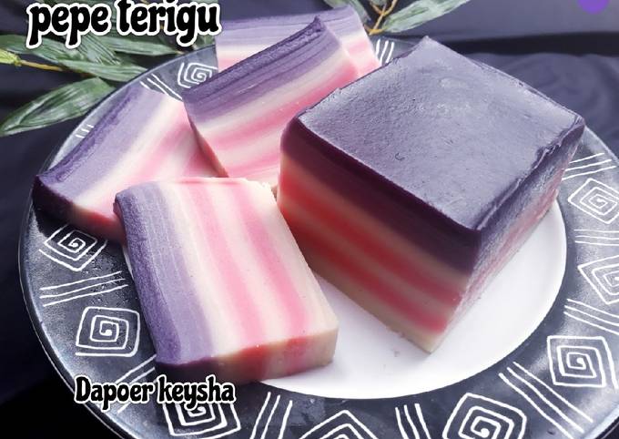 💜pepe terigu(kue lapis ban karet)💜 - resepenakbgt.com