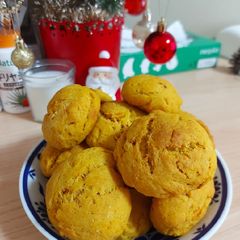 Pumpkin cinnamon ginger cookies A picture of Pumpkin cinnamon ginger cookies.