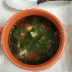A picture of Lemon coriander soup.