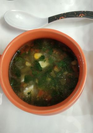 A picture of Lemon coriander soup.