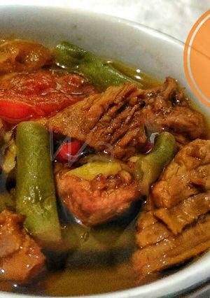 Foto resep Asem-asem Daging Sapi Buncis