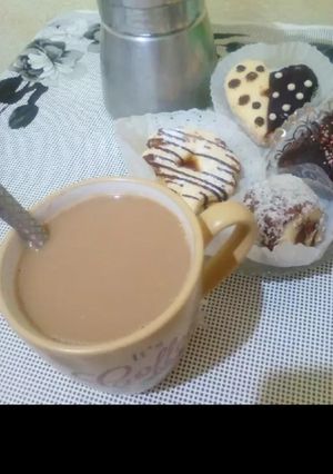 صورة لوصفة قهوة حليب فلبراس