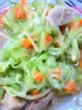 Tumis Labu Hijau dan Baso