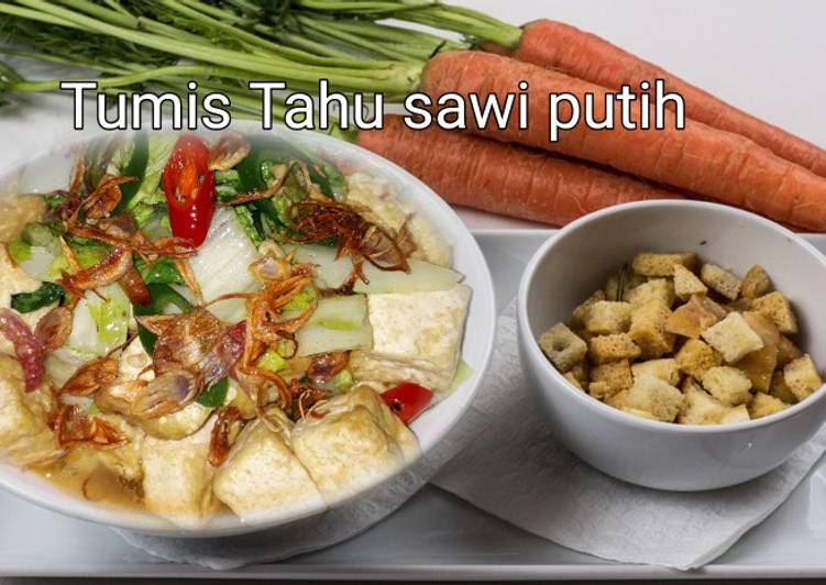 Tumis Tahu Sawi Putih