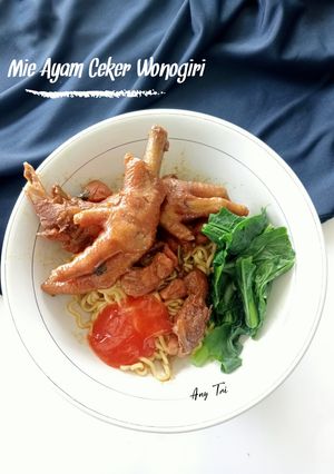 Foto resep Mie Ayam Ceker Wonogiri