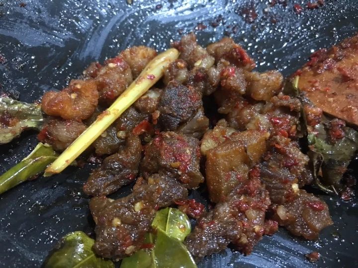 Cara Gampang Membuat Resep Oseng mercon koyor krecek jogja ala bu narti Anti Ribet, Lezat