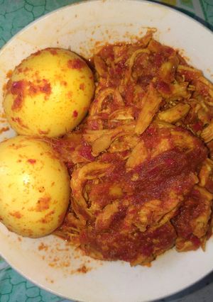 Foto resep Ayam Suwir Bumbu Rujak