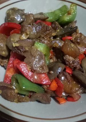 Foto resep Oseng Paprika dengan Bakso, Daging dan Jamur