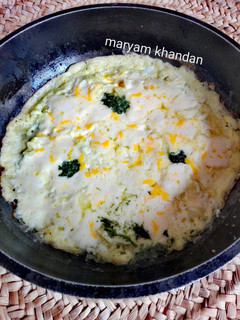 عکسی از دستور املت سیب زمینی(کپشن)