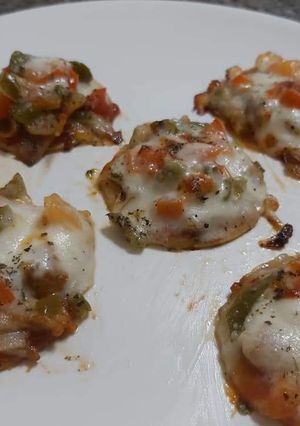 A picture of One bite pizza in 10 min.