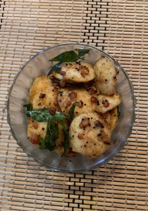 A picture of Tadka idli.