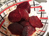 Snack de remolacha saludable.TAMBIÉN apta bebé sin condimentos