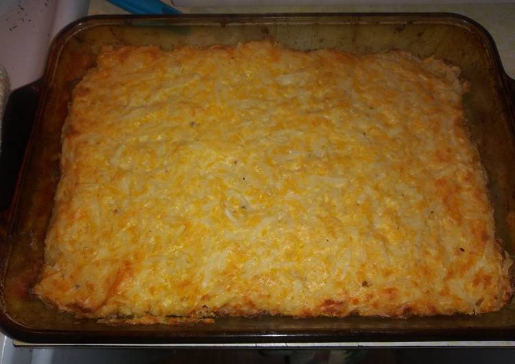 Steps to Make Speedy Hashbrown casserole