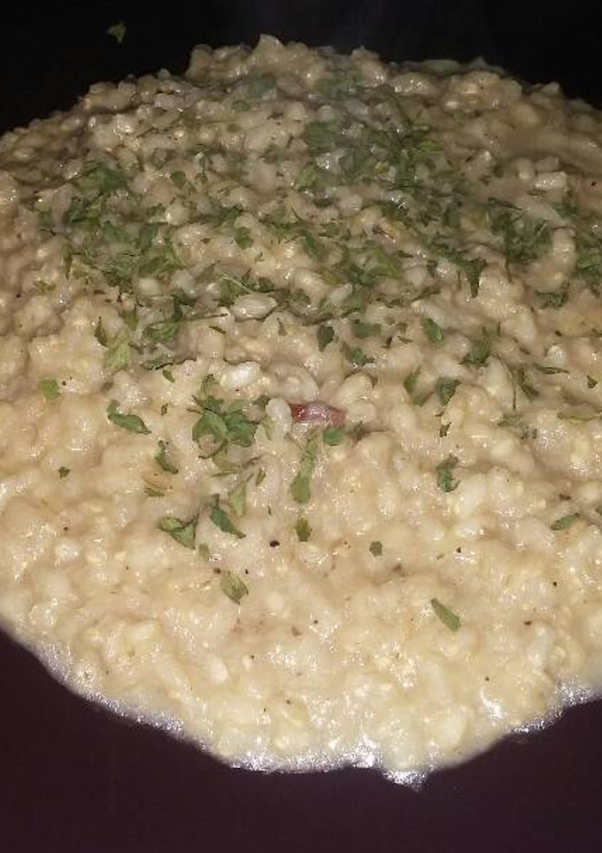 Una foto de Risotto de setas y trufa