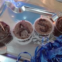 A picture of Chocolate cupcakes# foodies&Friend.