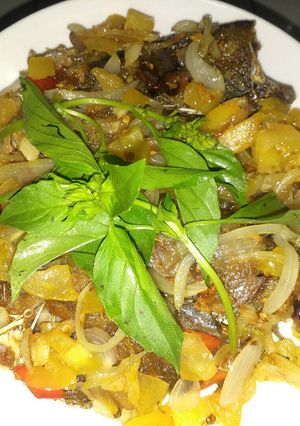 Foto resep Ikan sepat asin siram tumis pedas