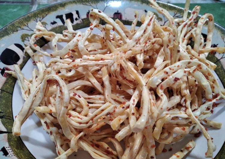 Resep Mie kriuk pedas, Menggugah Selera