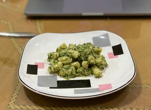 Foto resep Gnocchi Pesto Italian basil, walnut, pistachio and cheddar cheese