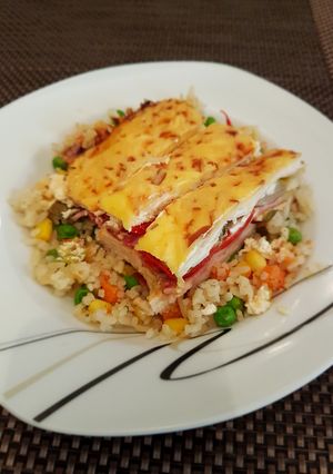 Rakott csirkemell recept fotója