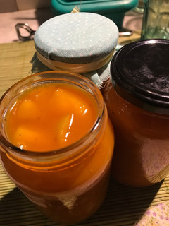 Una foto de Otoño para untar(dulce de manzanas verdes y calabaza)
