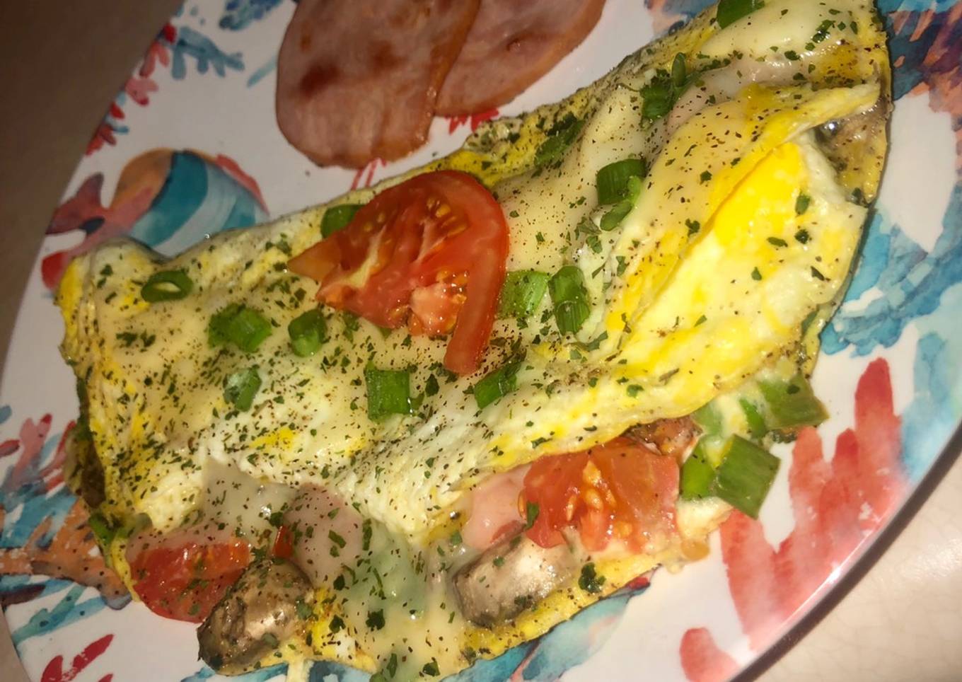 Garden omelette