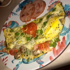 Garden omelette A picture of Garden omelette.
