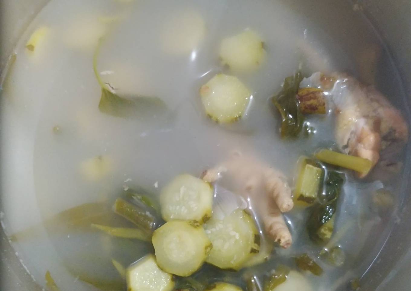 Sayur Asem Kaldu Ayam Bumbu Geprek, menu anak (no������msg)