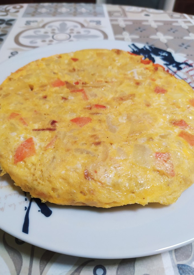 Una foto de Tortilla de verduras 🥚🌱