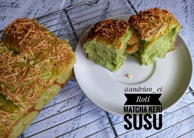 Roti Matcha Susu Keju #pr_adakejunya