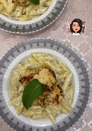 صورة لوصفة باستا بيضاء