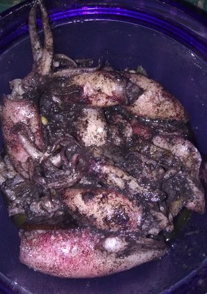 Foto resep Cumi hitam buat suami