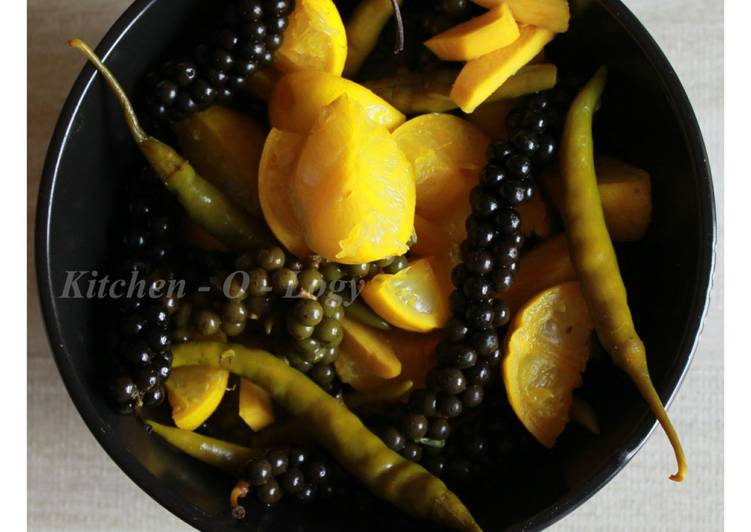 Lemon &amp; Fresh Green Pepper Pickle