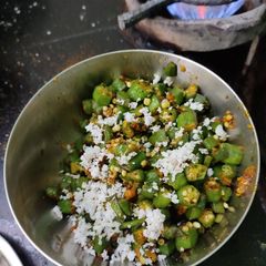 A picture of #cook pad india#bhindi subji#.