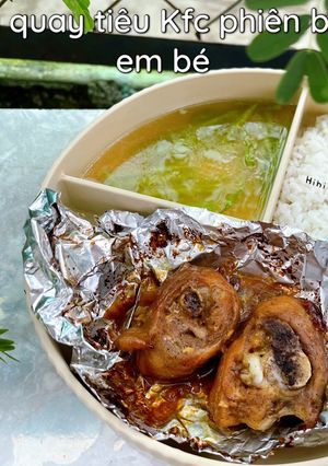 Hình của món GÀ QUAY TIÊU KFC PHIÊN BẢN EM BÉ !!.