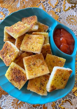 Foto resep Garlic Bread (Roti Tawar)