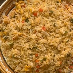 A picture of Egg fried rice.