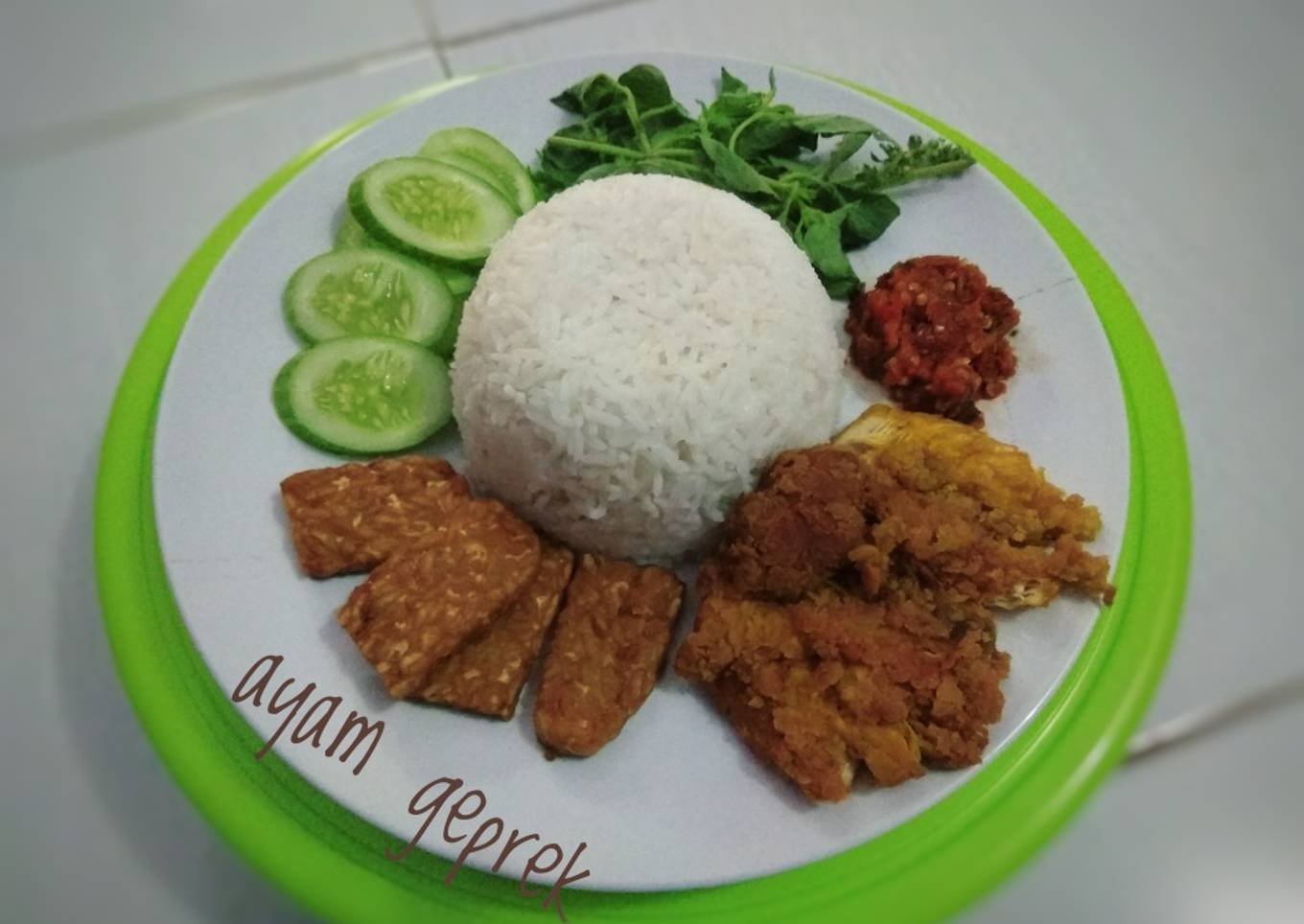 Ayam geprek