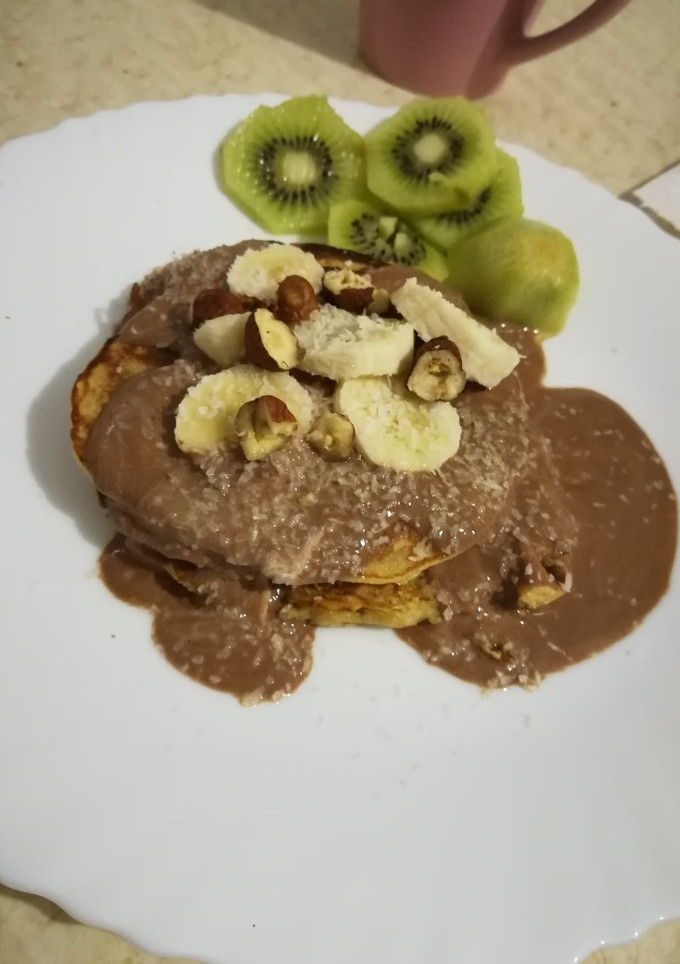 Una foto de Tortitas de avena y plátano
