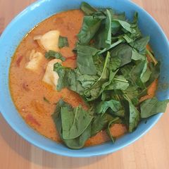 A picture of Fish soup.