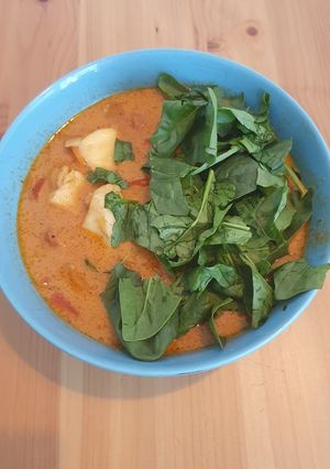 A picture of Fish soup.