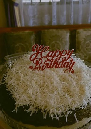 Foto resep Brownies Cheese Cake Simple Birthday Cake