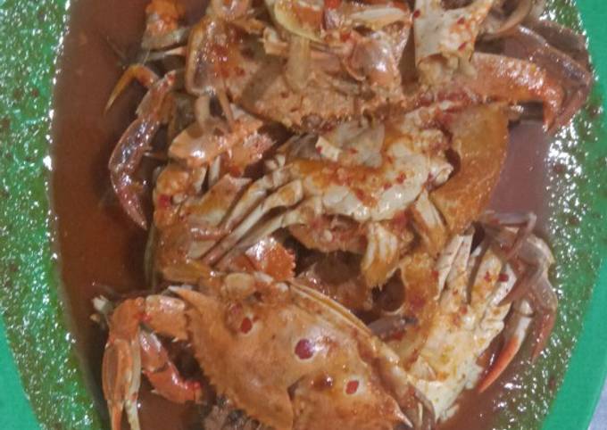 Kepiting saos Padang