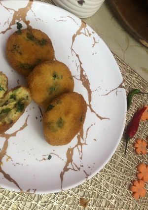 A picture of Delicious fish cutlets.