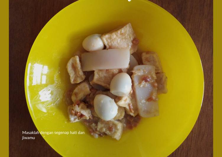 Resep Tahu Telur Puyuh Tauco yang Enak