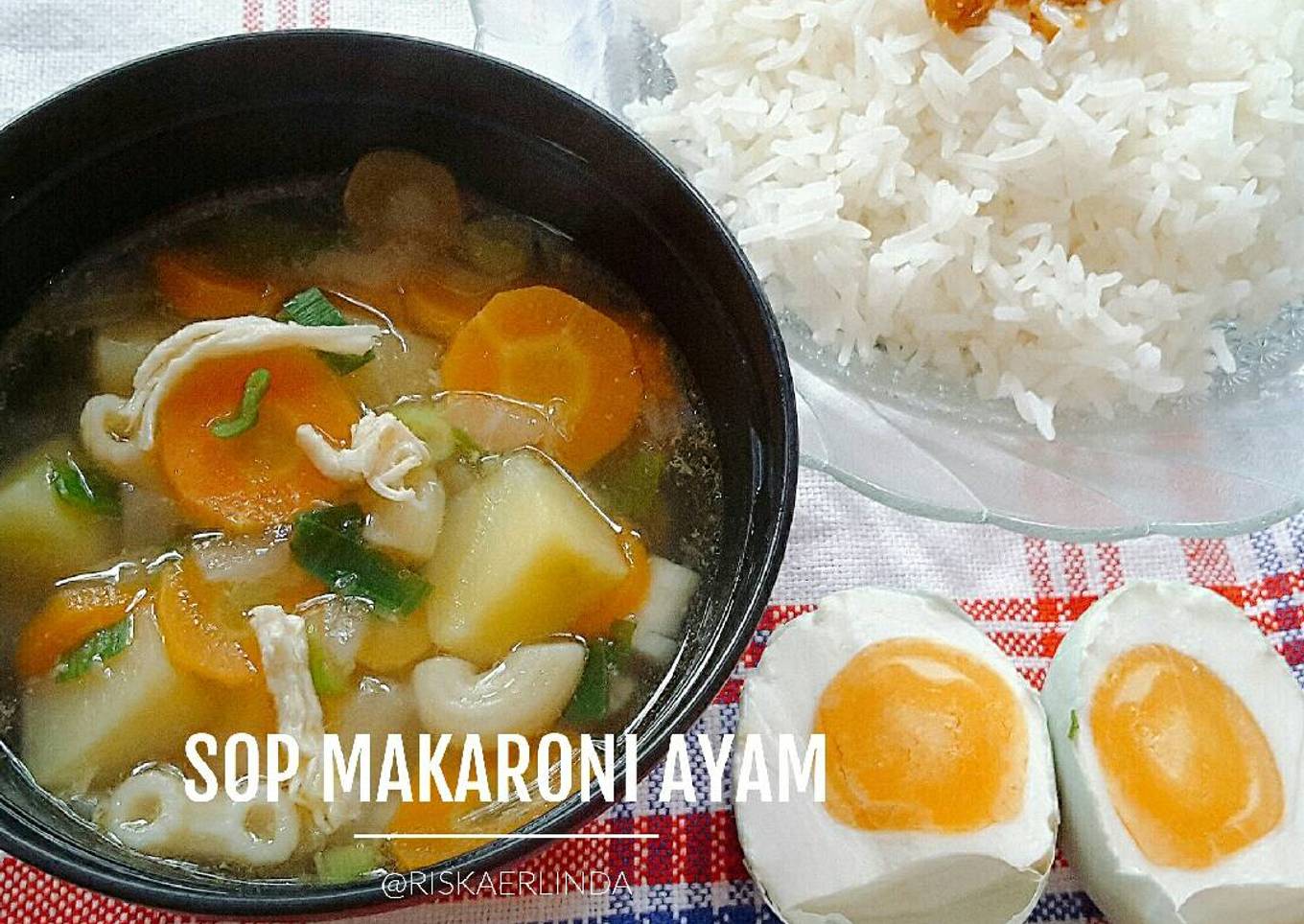 Sop Makaroni Ayam #postingrame2_sop