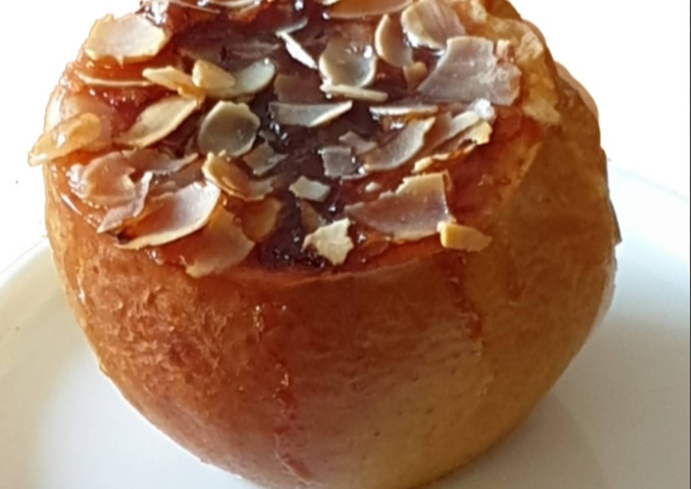Pomme au four à la confiture maison allegée