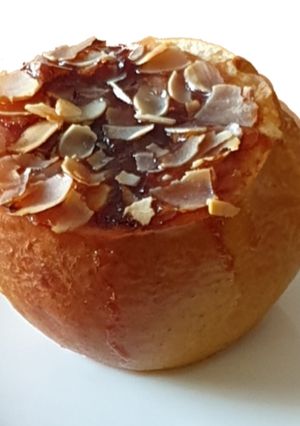 Une photo de Pomme au four à la confiture maison allegée